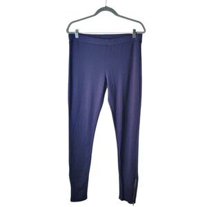 H&M Zippered Ankle Blue Leggings
